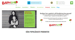Desktop Screenshot of barnskospecialisten.se